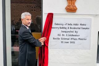 EAM S Jaishankar inaugurates new building of Indian Embassy in Ethiopia