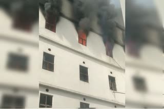 Fire in textile factory in Gurugram