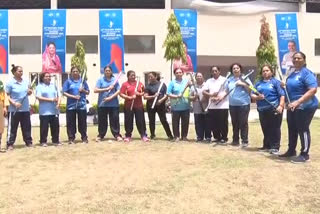 MP Women Hockey Team in Civil Services Tournament