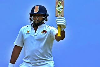 cricket  Ranji Trophy final  Sarfaraz Khan  Sidhu Musewala  singer  scoring a century  मुंबई  एम चिन्नास्वामी स्टेडियम  रणजी ट्रॉफी फाइनल  शतक  सरफराज खान