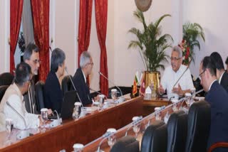Top Indian delegation holds talks with Sri Lanka President on economic support