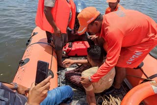 NDRF rescues man drowned in floods in Baihata