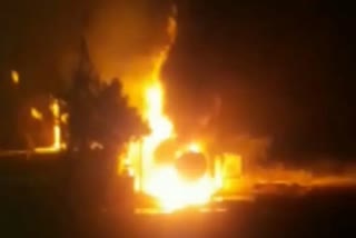 Methane Gas Tanker Fire in Jodhpur, Big Accident on Jodhpur Pali Road