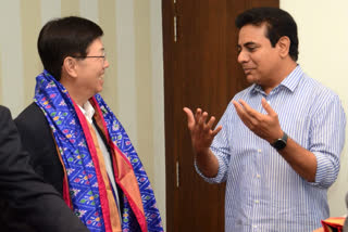 Telangana IT minister meets Foxconn chief; pitches for investment