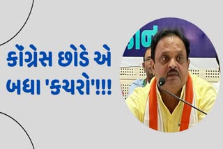 પાર્ટી છોડનારા નેતાઓનો અંગે કૉંગ્રેસ પ્રભારીએ કંઈક આ રીતે માર્યો ટોણો