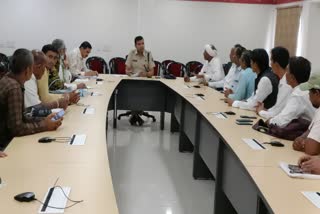 Raipur SSP Prashant Agarwal held review meeting