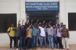 Students of Kanke Government BEd College worried about future