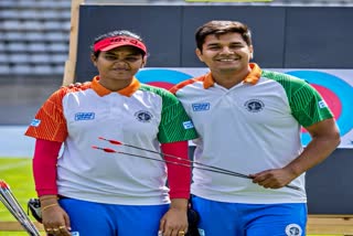 Archery  Archery World Cup  Indias compound mixed pair final  countrys second medal assured  भारतीय तीरंदाज  अभिषेक वर्मा  ज्योति सुरेखा वेन्नम  विश्व कप  कम्पाउंड मिश्रित जोड़ी