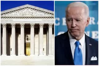 Roe v Wade: US Supreme Court ends constitutional right to abortion  US Supreme Court ends constitutional right to abortion  America Supreme Court news  abortion news  ರೋಯ್ ವಿ ವೇಡ್ ತೀರ್ಪು ರದ್ಧುಗೊಳಿಸಿದ ಯುಎಸ್​ ಸುಪ್ರೀಂಕೋರ್ಟ್​ ಅಮೆರಿಕಾದಲ್ಲಿ ಗರ್ಭಪಾತ ಹಕ್ಕನ್ನು ರದ್ದುಗೊಳಿಸಿದ ಸುಪ್ರೀಂ ಕೋರ್ಟ್​ ಅಮೆರಿಕಾ ಸುಪ್ರೀಂಕೋರ್ಟ್​ ಸುದ್ದಿ