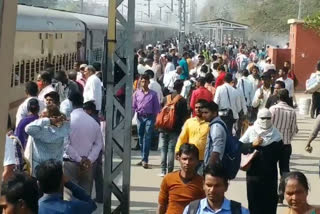 Train operations resume at Taregna railway station