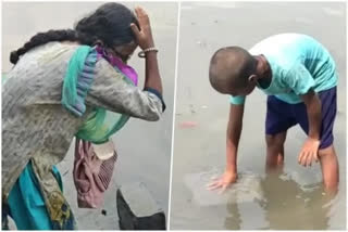 'Jai Shree Ram' engraved floating stone found in Raighat Ganges