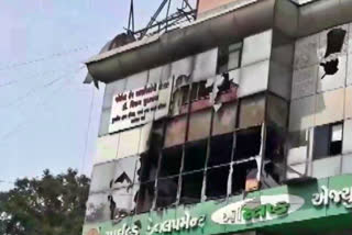 Gujarat: Fire at commercial complex housing hospital in Ahmedabad; 50 rescued so far