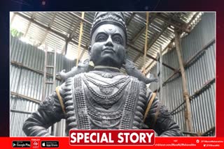 The largest idol of Vitthal in the state made by 'Ya' sculptor from Pune