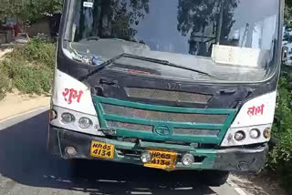 HRTC bus in Mandi