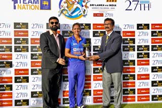 cricket  India vs Sri Lanka  Harmanpreet kaur  India to win the series against Sri Lanka  कप्तान हरमनप्रीत कौर  पांच विकेट से हराकर