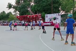 Roller skate basketball competition held for the first time in Uttarakhand