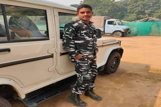 CRPF jawan  missing from train