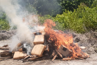 burning of narcotics in nabari