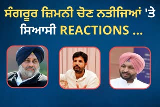 reactions of politicians on Sangrur by election simaranjit singh mann wins