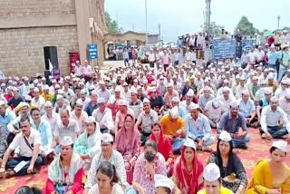 NPS Employees Federation Protest in Dharamshala