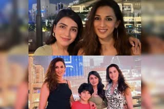 Samantha visits Dubai to spend time with her close pals