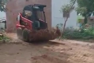 ysrcp leader used swacha bharat machine for his personal works at satya sai district