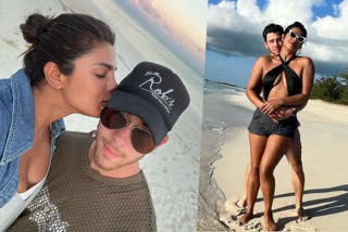 Priyanka Chopra nick jonas beach vacation