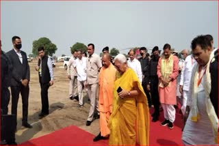 President Ramnath Kovind arrives in Mathura to pay homage at Banke Bihari Temple