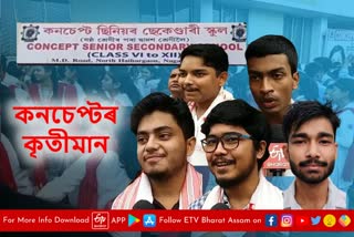 শীৰ্ষ 10ত নগাঁৱৰ কনচেপ্ট জুনিয়ৰ কলেজৰ 5গৰাকী শিক্ষাৰ্থী