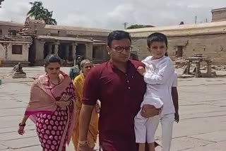 mysore-royal-family-visit-hampi