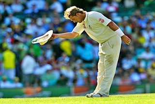 cricket  Sri Lanka Cricket  Shane Warne  salute  श्रीलंका क्रिकेट  एसएलसी  शेन वार्न  श्रद्धांजलि  गॉल इंटरनेशनल स्टेडियम