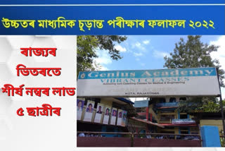 five students of genius academy in lakhimpur secured top marks in assam