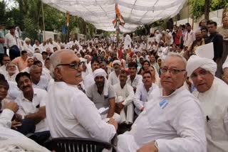 Bhupendra Hooda dharna on Agneepath scheme