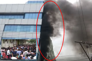 Fire Accident at Chaitanya College