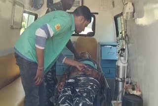 CRPF jawan injured after hit by train engine during railway track checking in Bokaro