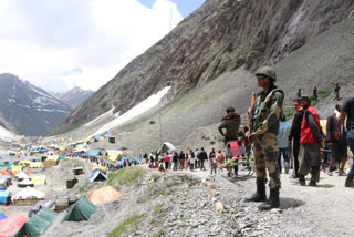 Amarnath Yatra  Amarnath Yatra security meeting  Amarnath Yatra security  Amarnath Yatra schedule  amarnath yatra 20222  അമര്‍നാഥ് തീര്‍ഥയാത്ര  അമര്‍നാഥ് തീര്‍ഥയാത്ര 2022  അമര്‍നാഥ് തീര്‍ഥയാത്ര സുരക്ഷ ക്രമീകരണം  കശ്‌മീർ സോണ്‍ പൊലീസ് ഇന്‍സ്‌പെക്‌ടര്‍