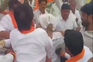 statue of Balaji Kalyankar was slapped