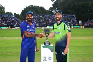 India expect young stars to shine in gloomy Irish weather  ഇന്ത്യ vs അയര്‍ലന്‍ഡ്  India vs Ireland  മഴഭീഷണിയില്‍ പരമ്പര പിടിക്കാന്‍ ഇന്ത്യ  India vs Ireland second T20  അയര്‍ലന്‍ഡിനെതിരായ ട്വന്‍റി 20 പരമ്പര  വിജയത്തോടെ പരമ്പരയില്‍ സമ്പൂര്‍ണ ജയമാണ് ടീം ഇന്ത്യ ലക്ഷ്യമിടുന്നത്  ഋതുരാജ് ഗെയ്‌ക്വാദ് കളിച്ചേക്കില്ല  സഞ്ജു സാംസണ് അരങ്ങേറ്റത്തിന് സാധ്യത  ഉമ്രാൻ മാലിക്കിന് പകരം അർഷ്‌ദീപ് സിങ്