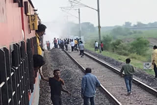 Fire in AC coach of Indore Udhampur weekly express