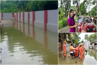 cancer hospital in assam remains inundated under floodwaters