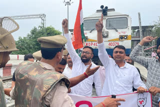 Youth Congress protest against Agneepath scheme