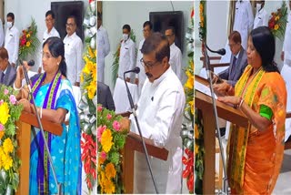 Three newly elected Tripura MLA takes oath