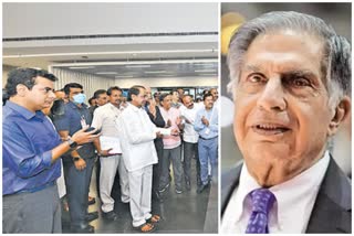 Telangana CM KCR inaugurates T Hub 2 in Hyderabad, T Hub 2 start in Telangana, Ratan TaTa tweet over T Hub 2, Telangana T hub 2 news, ಹೈದರಾಬಾದ್​ನಲ್ಲಿ ಟಿಹಬ್​ 2 ಅನ್ನು ಉದ್ಘಾಟಿಸಿದ ತೆಲಂಗಾಣ ಸಿಎಂ ಕೆಸಿಆರ್​, ತೆಲಂಗಾಣದಲ್ಲಿ ಟಿಹಬ್​ 2 ಪ್ರಾರಂಭ, ಟಿ ಹಬ್​ 2 ಕುರಿತು ರತನ್​ ಟಾಟಾ ಟ್ವೀಟ್​, ತೆಲಂಗಾಣ ಸುದ್ದಿ,