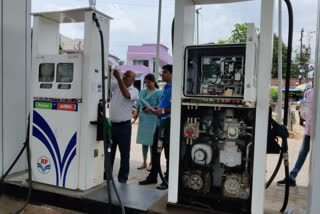 Petrol pump sealed in Khunti