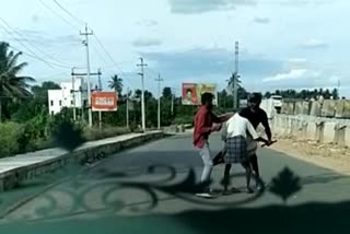 Miscreants assault on old man