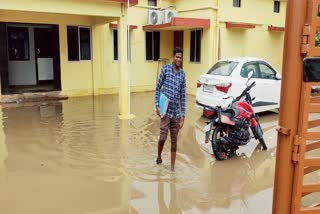 Kanker government office turned into pond