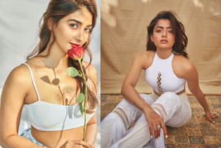 rashmika and pooja hegde unseen pictures