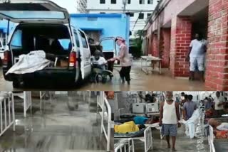बिहार में पटना से वैशाली तक अस्पतालों में घुसा पानी