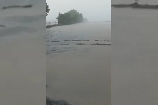 river Of Bhavnagar are flooded with rain water