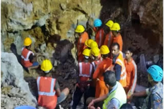 The rescue operation is underway to save the life of minor boy who fell into an open borewell in Madhya Pradesh